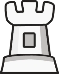 white rook on d1